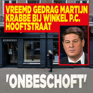 Vreemd gedrag Martijn Krabbé bij winkel P.C. Hooftstraat: &#8216;Onbeschoft&#8217;