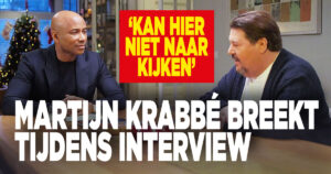 Martijn Krabbé breekt tijdens interview: ‘Kan hier niet naar kijken’
