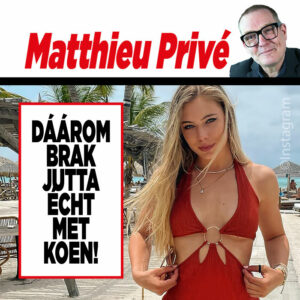 Showbizz-deskundige Matthieu Slee: ,,Dáárom brak Jutta écht met Koen!”￼