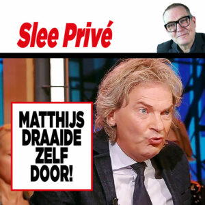 Showbizz-deskundige Matthieu Slee: ‘Matthijs van Nieuwkerk draaide zelf door!’