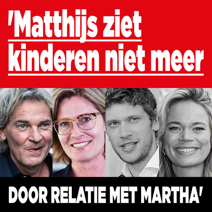 &#8216;Matthijs van Nieuwkerk ziet kinderen niet meer door relatie met Martha&#8217;