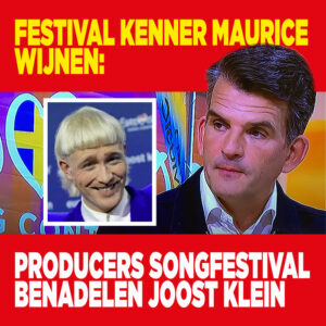 Maurice Wijnen teleurgesteld: Loting Songfestival voor Joost Klein is behoorlijk ernstig