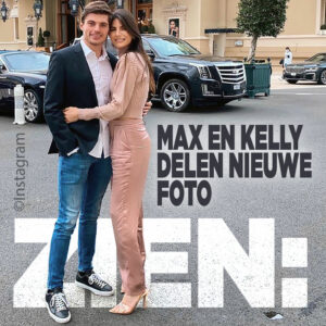 ZIEN: Nieuwe gezinsfoto Max Verstappen met vriendin én dochtertje
