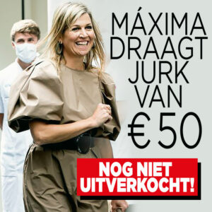Koningin Máxima draagt jurk van nog geen €50!