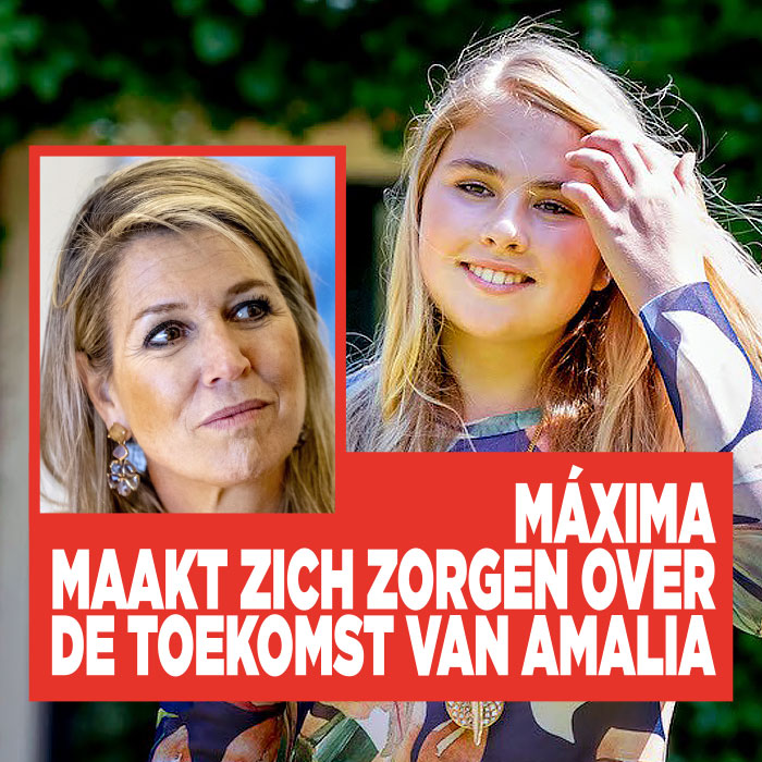 Máxima maakt zich zorgen over de toekomst van Amalia