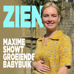 ZIEN: Maxime Meiland laat groeiende babybuik zien