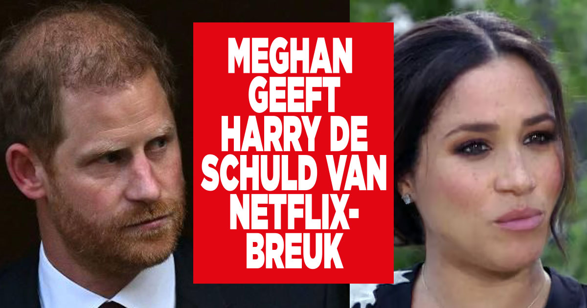 Meghan WOEST op prins Harry