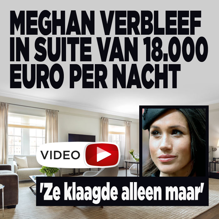 meghan Markle vond suite van 18.000 euro helemaal niets
