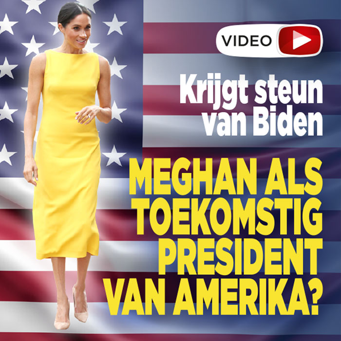 Steun van Biden: Meghan als toekomstig president van Amerika?