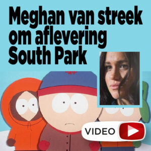 Meghan van streek om aflevering South Park