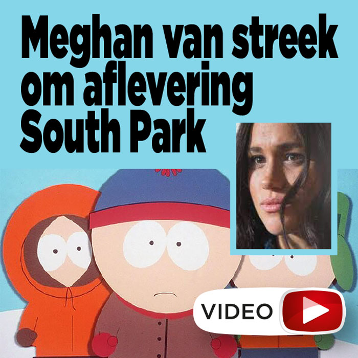 Meghan in tranen door South Park