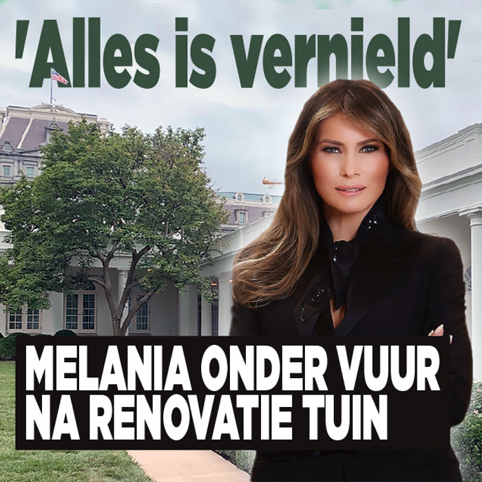 Amerikanen woest op Melania: &#8216;Ze heeft de tuin verwoest&#8217;