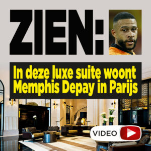 ZIEN: In deze luxe suite woont Memphis Depay in Parijs