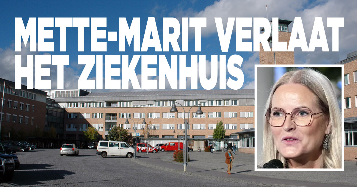 Mette-Marit verlaat ziekenhuis
