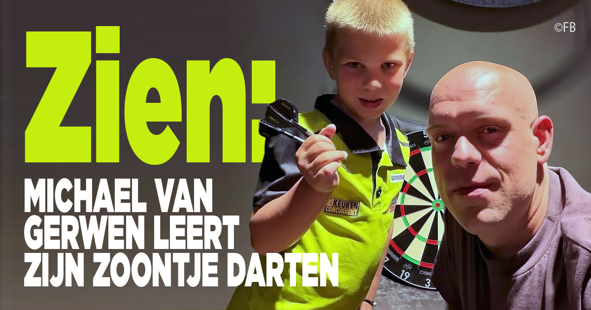 Zoontje van Michael al groot darter