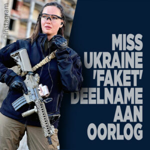 Miss Ukraine &#8216;faket&#8217; deelname aan oorlog