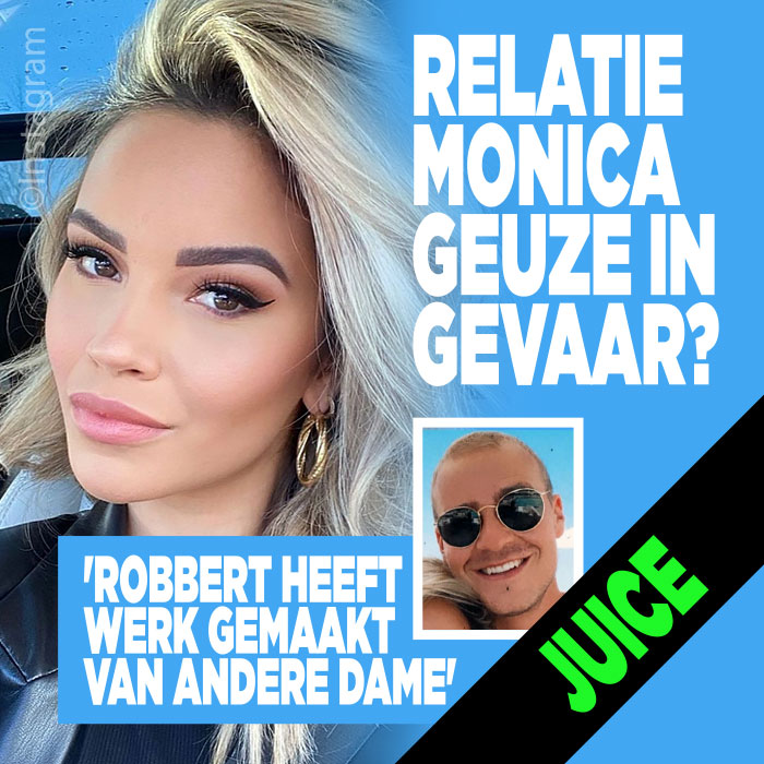 Relatie Monica Geuze in gevaar?