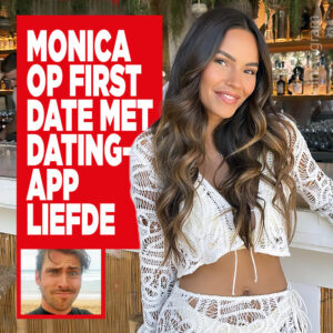 Monica Geuze op first date met datingapp liefde