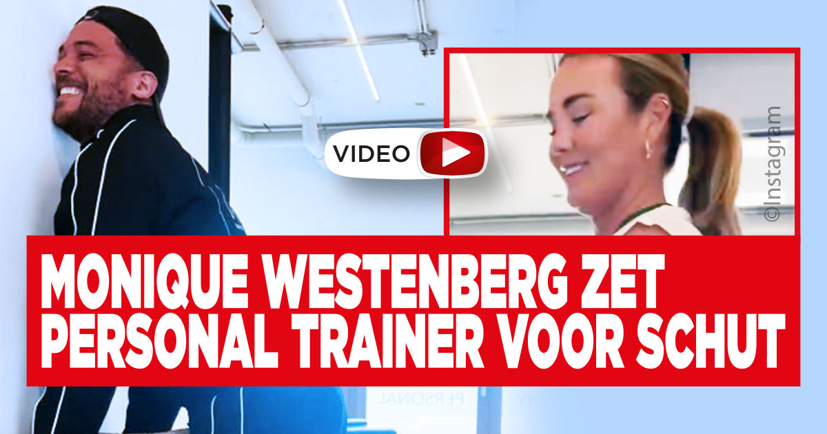 Monique zet trainer voor schut