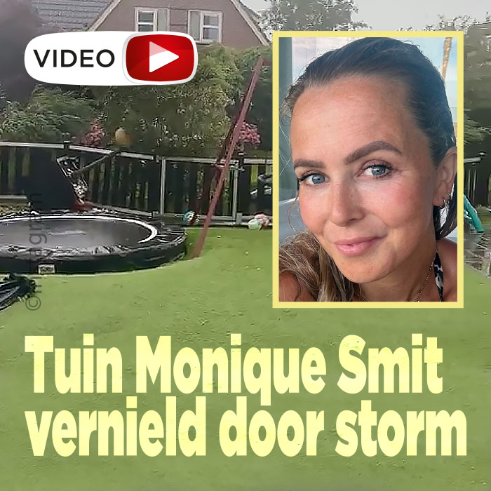 Tuin Monique ravage na storm