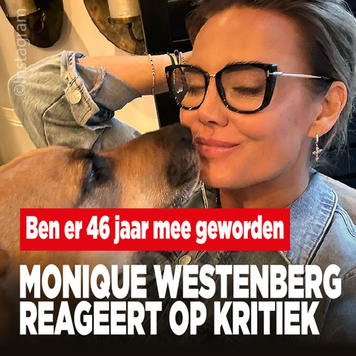 Monique Westenberg reageert op kritiek op kus van hond