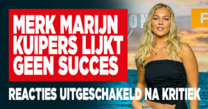 Merk Marijn Kuipers lijkt geen succes: ‘Reacties uitgeschakeld na kritiek’