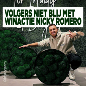 Volgers niet blij met winactie Nicky Romero