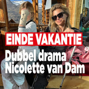Dubbel drama Nicolette van Dam: &#8216;Einde vakantie&#8217;