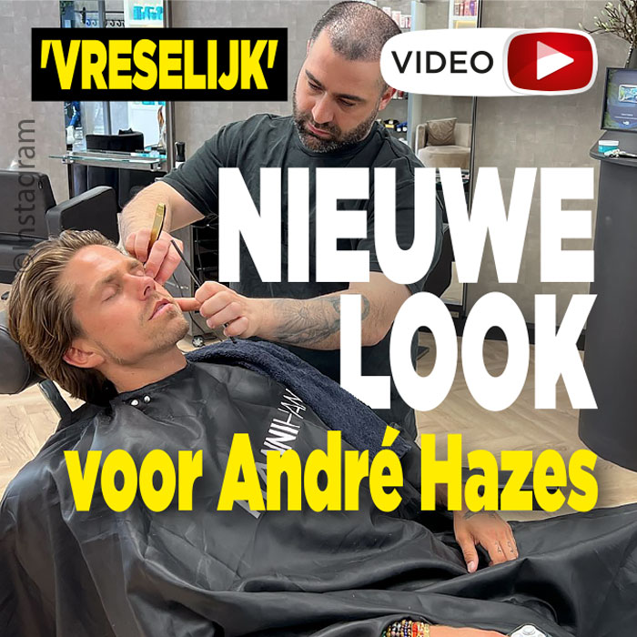 Nieuwe look voor André Hazes: &#8216;Vreselijk&#8217;