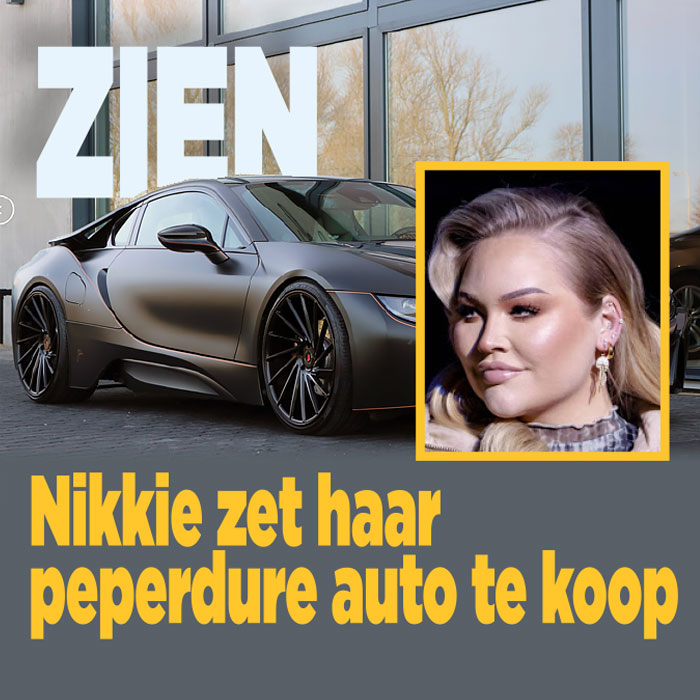 ZIEN: Nikkie zet haar peperdure auto te koop