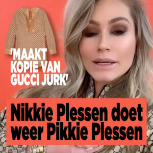 Nikkie Plessen doet weer Pikkie Plessen: maakt kopie van Gucci jurk