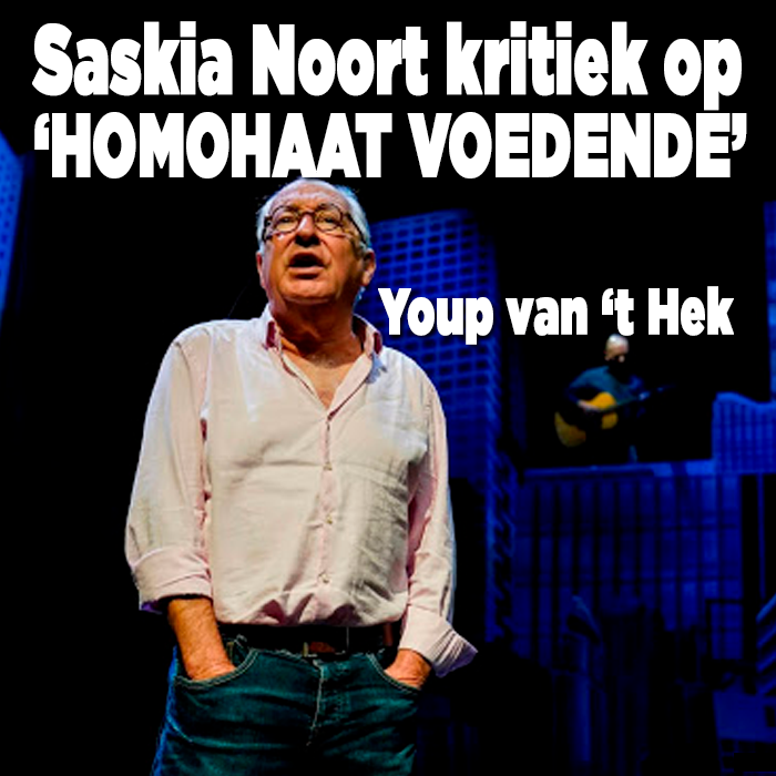 Saskia Noort over ‘homohaat voedende’ Youp van ’t Hek