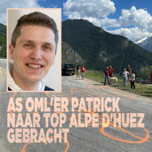 As OML&#8217;er Patrick naar top Alpe d&#8217;Huez
