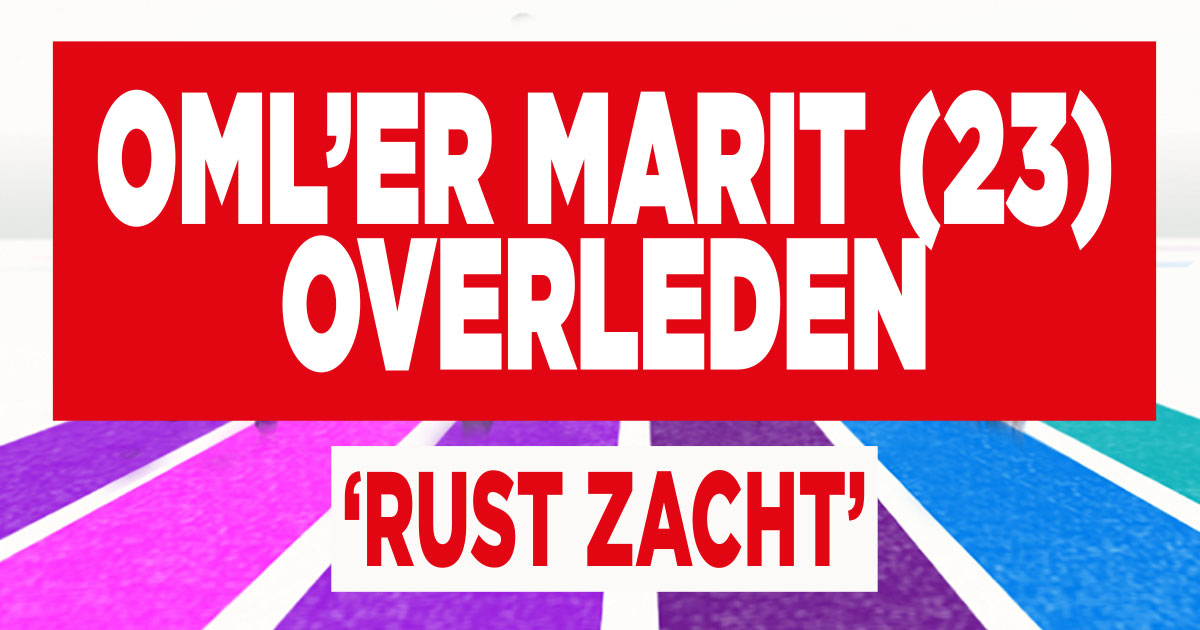 OML'er Marit overleden