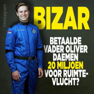 BIZAR: Betaalde vader Oliver Daemen 20 miljoen voor ruimtevlucht?