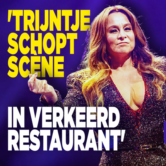 &#8216;Trijntje Oosterhuis schopt scène in verkeerd restaurant&#8217;
