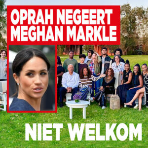 Oprah negeert Meghan Markle: &#8216;Niet welkom&#8217;