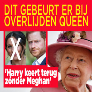 DIT gebeurt er bij overlijden Queen: &#8216;Harry keert terug zónder Meghan&#8217;