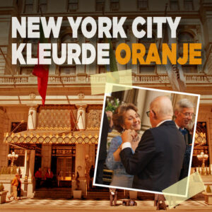 New York City kleurde Oranje