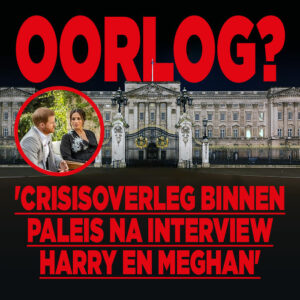 &#8216;Paleis houdt crisisoverleg na interview Harry en Meghan&#8217;
