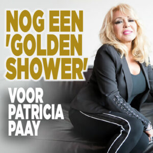 Weer &#8216;golden shower&#8217; voor Patricia Paay