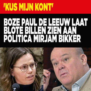 Boze Paul de Leeuw haalt uit naar politica Mirjam Bikker met blote billen: &#8216;kus mijn kont&#8217;