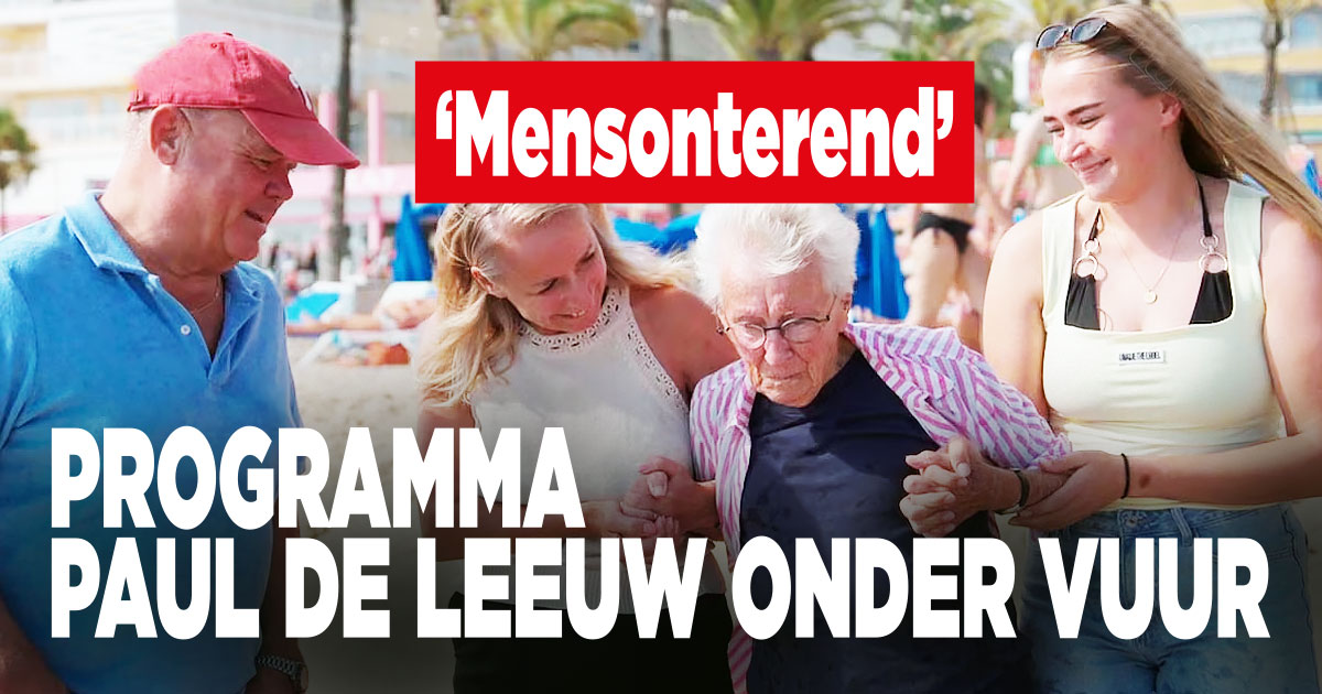 Programma Paul de Leeuw schandalig mensonterend