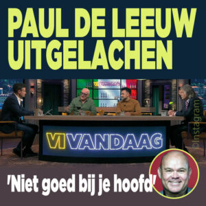 Paul de Leeuw uitgelachen in VI Vandaag: &#8216;Niet goed bij je hoofd&#8217;