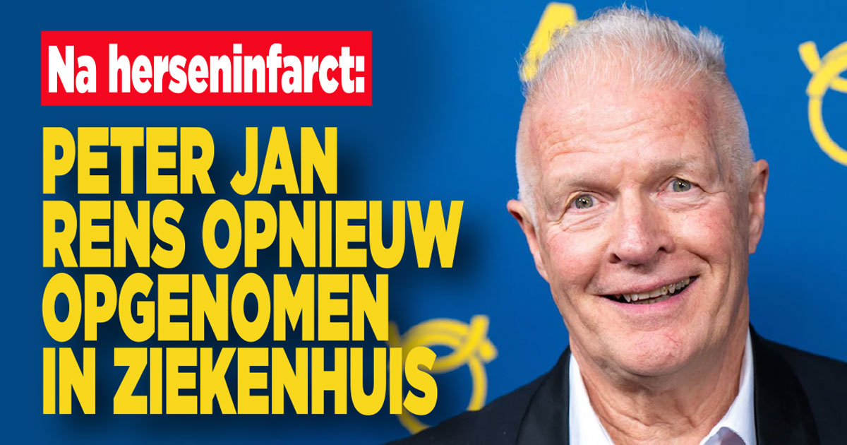 Peter Jan Rens kritiek in ziekenhuis