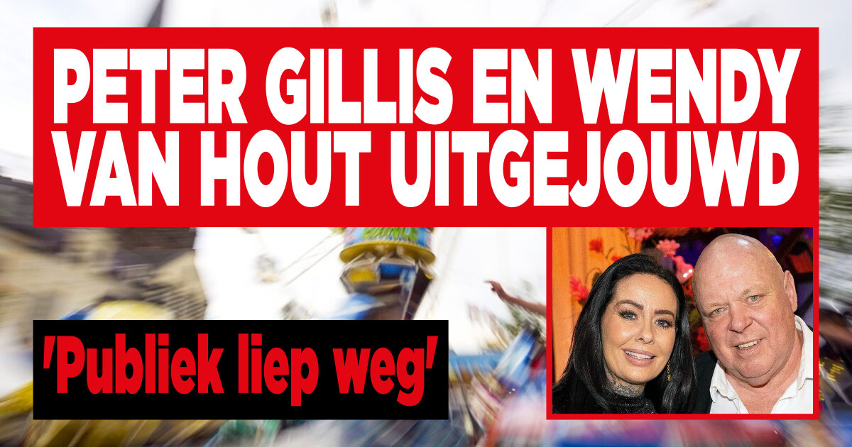 Peter en Wendy uitgejouwd