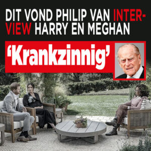 DIT vond prins Philip van interview Harry en Meghan
