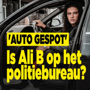 Is Ali B op het politiebureau? &#8216;Auto gespot&#8217;