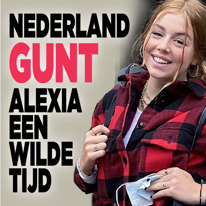 Alexia mag feesten van Nederland