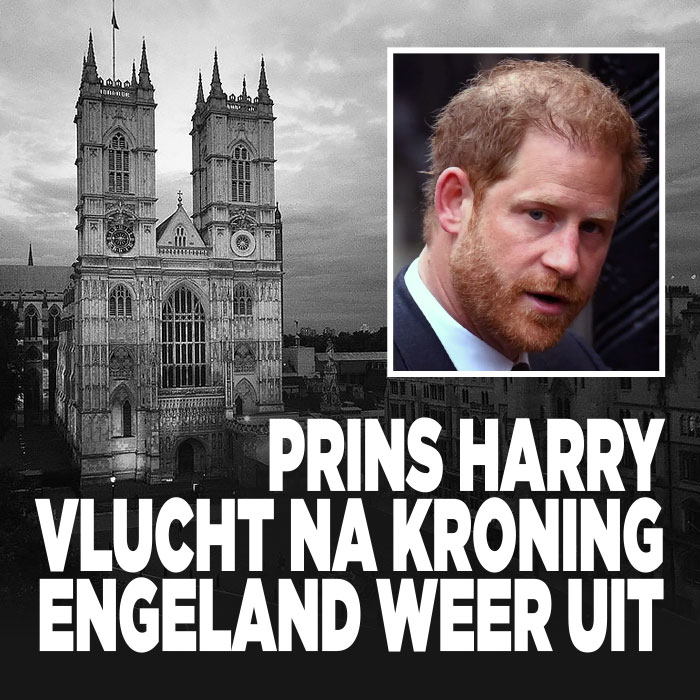 Prins Harry vlucht na kroning Engeland weer uit